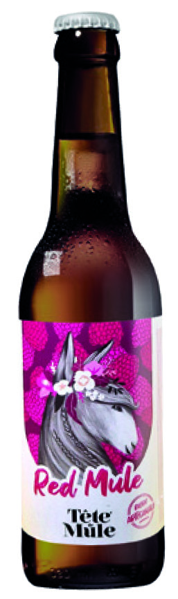 BIÈRE RED MULE FRAMBOISE TÊTE DE MULE