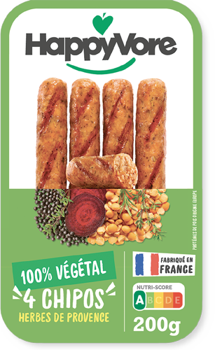 CHIPOS VÉGÉTALES ET GOURMANDES AUX HERBES DE PROVENCE