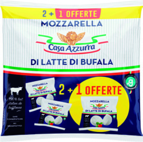 MOZZARELLA DI LATTE DI BUFALA 24% MAT.GR.**
