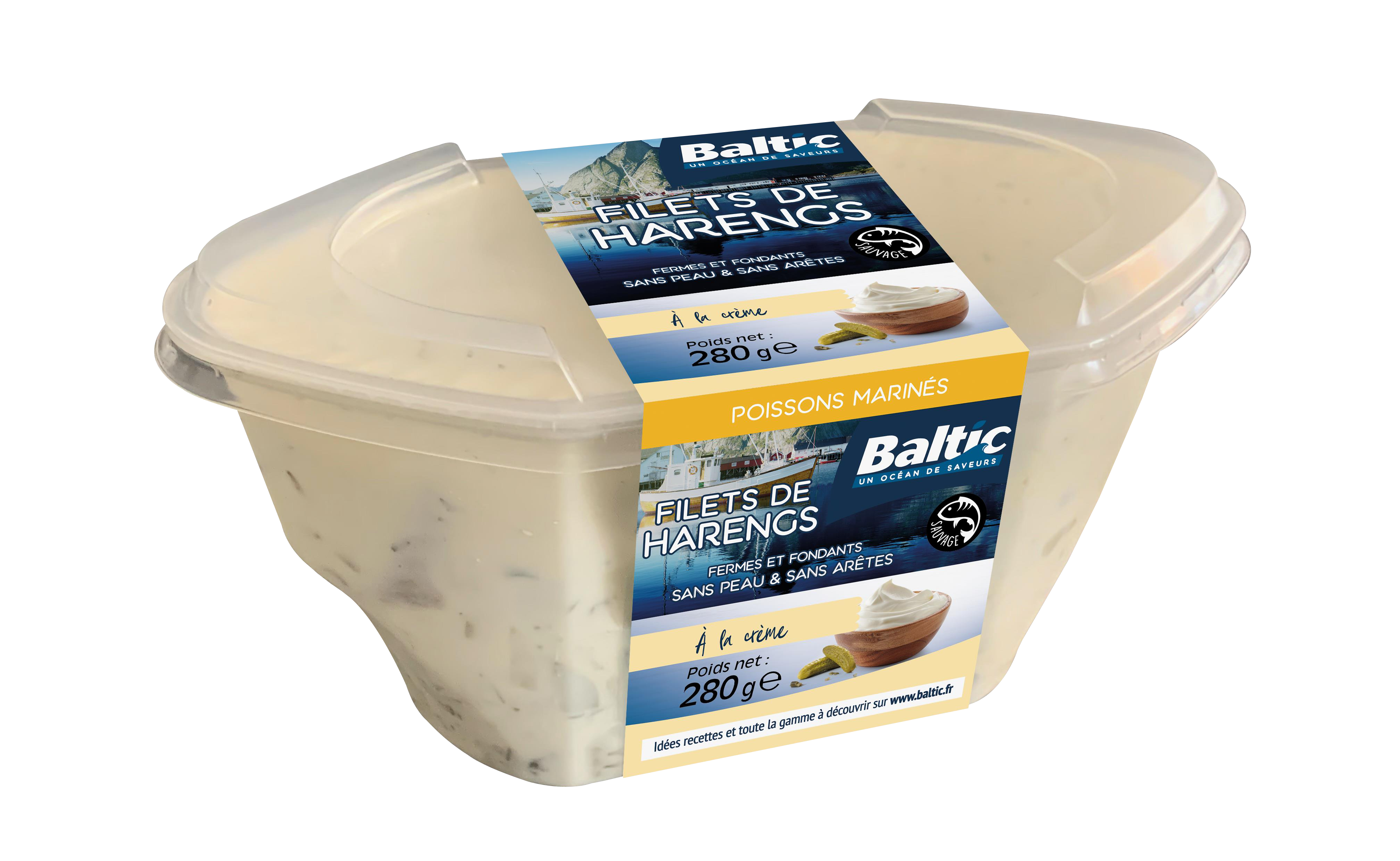 FILETS DE HARENGS À LA CRÈME