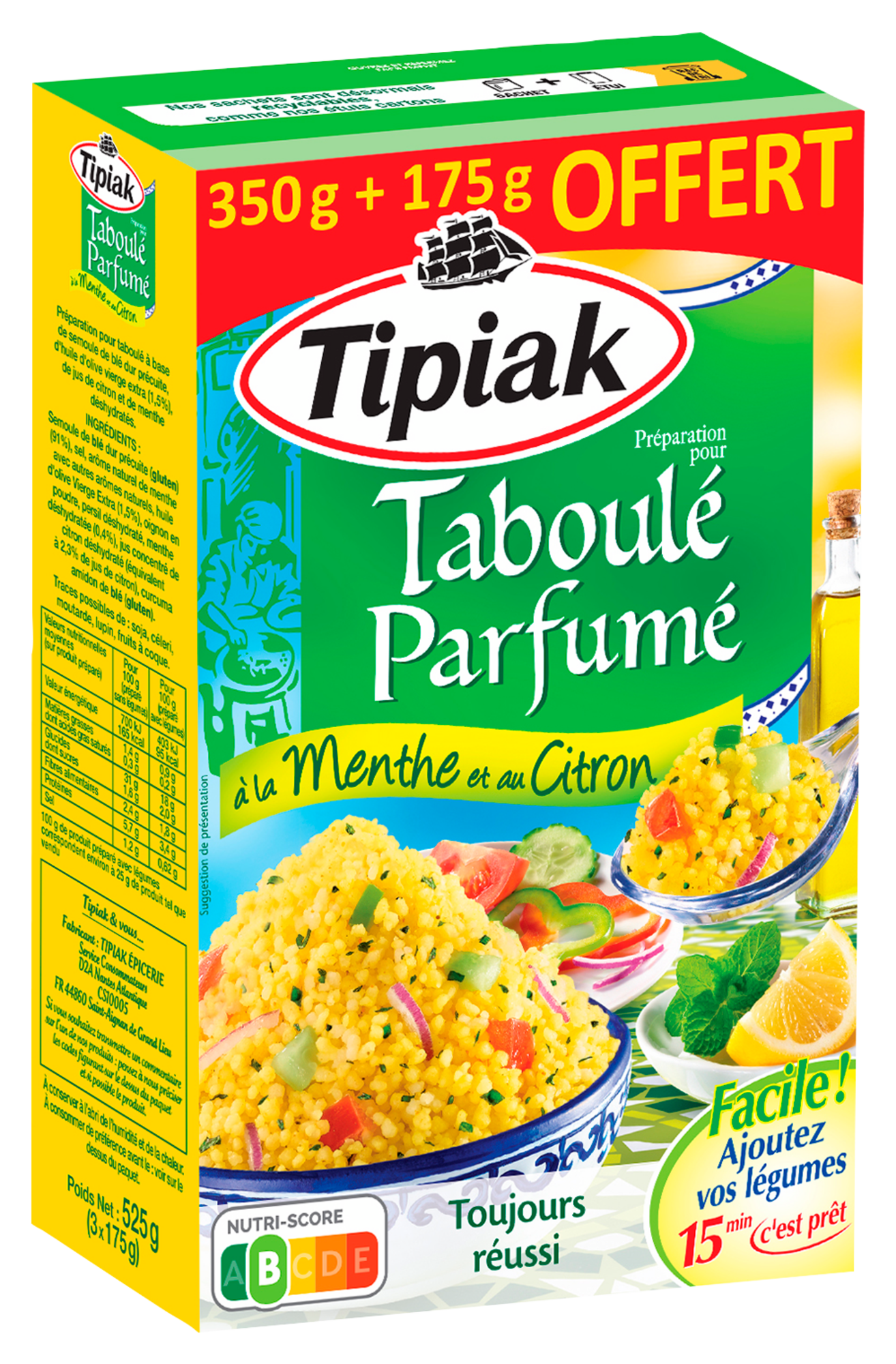 PRÉPARATION POUR TABOULÉ