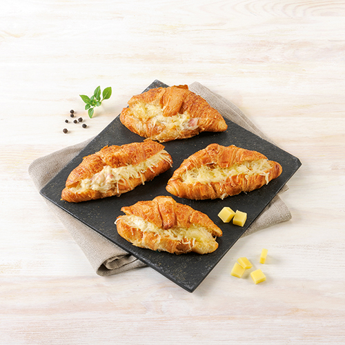 4 MINI CROISSANTS JAMBON FROMAGE