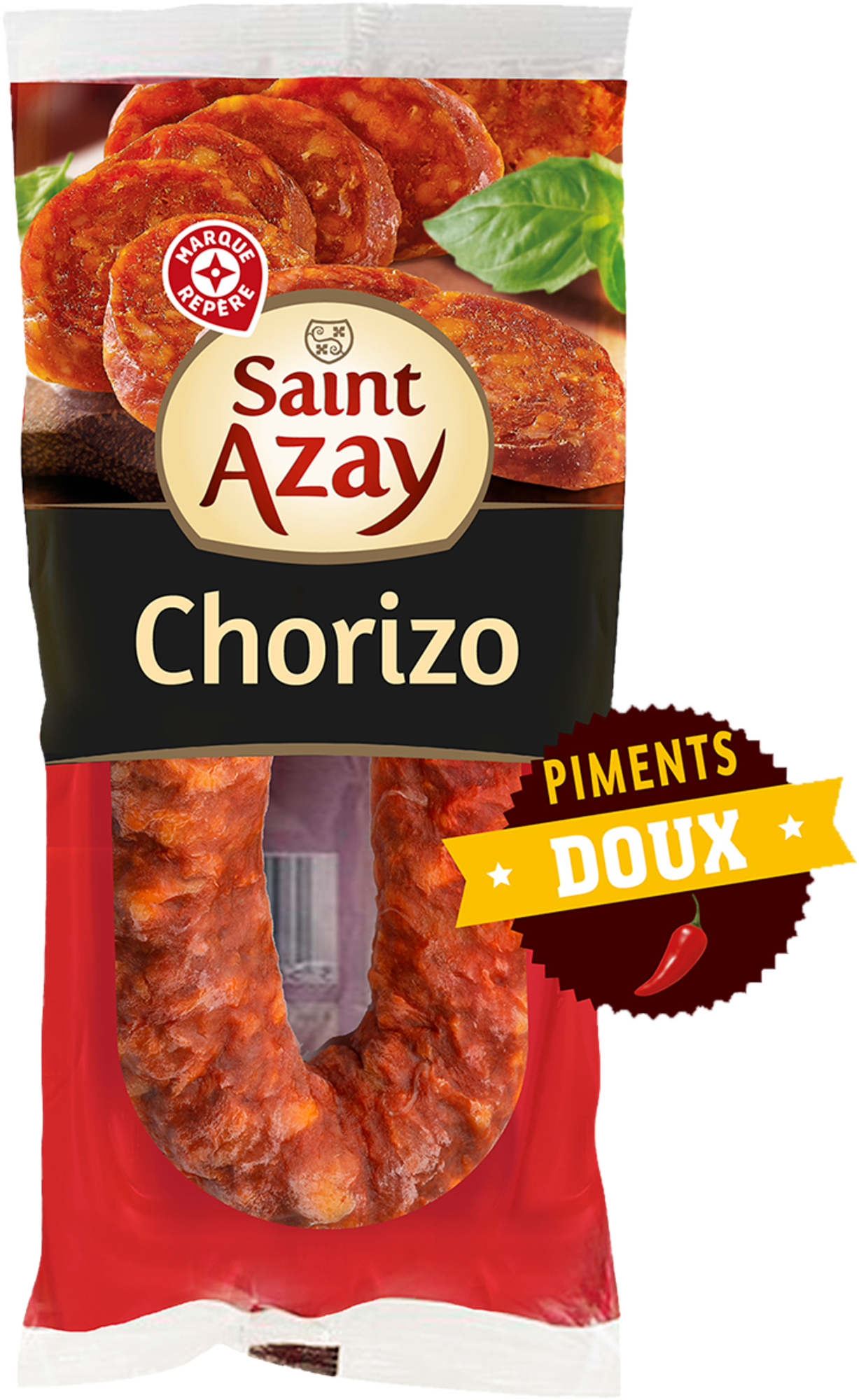 CHORIZO DOUX DE QUALITÉ SUPÉRIEURE PUR PORC 