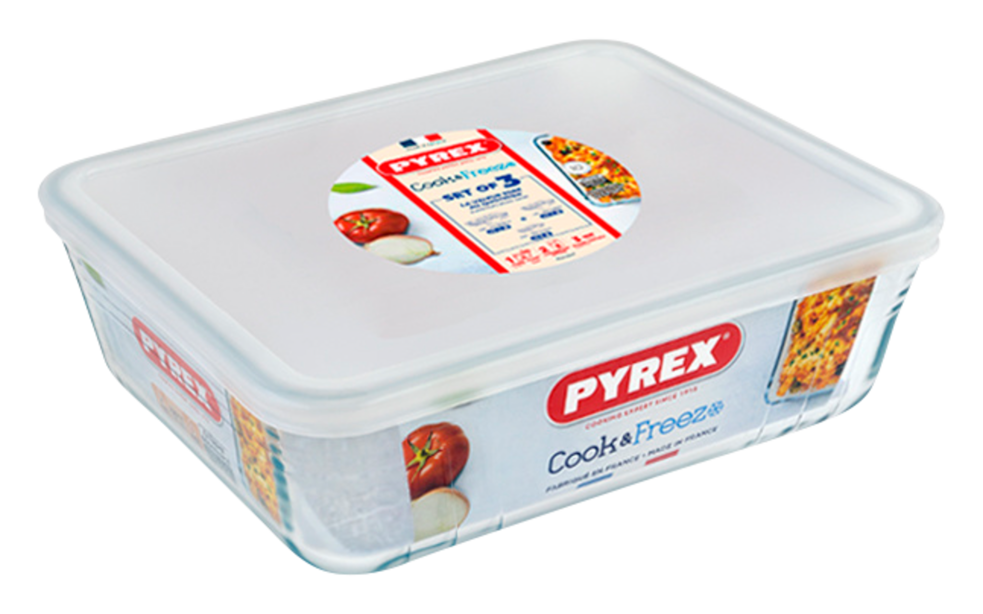 LOT DE 3 BOÎTES "COOK & FREEZE"