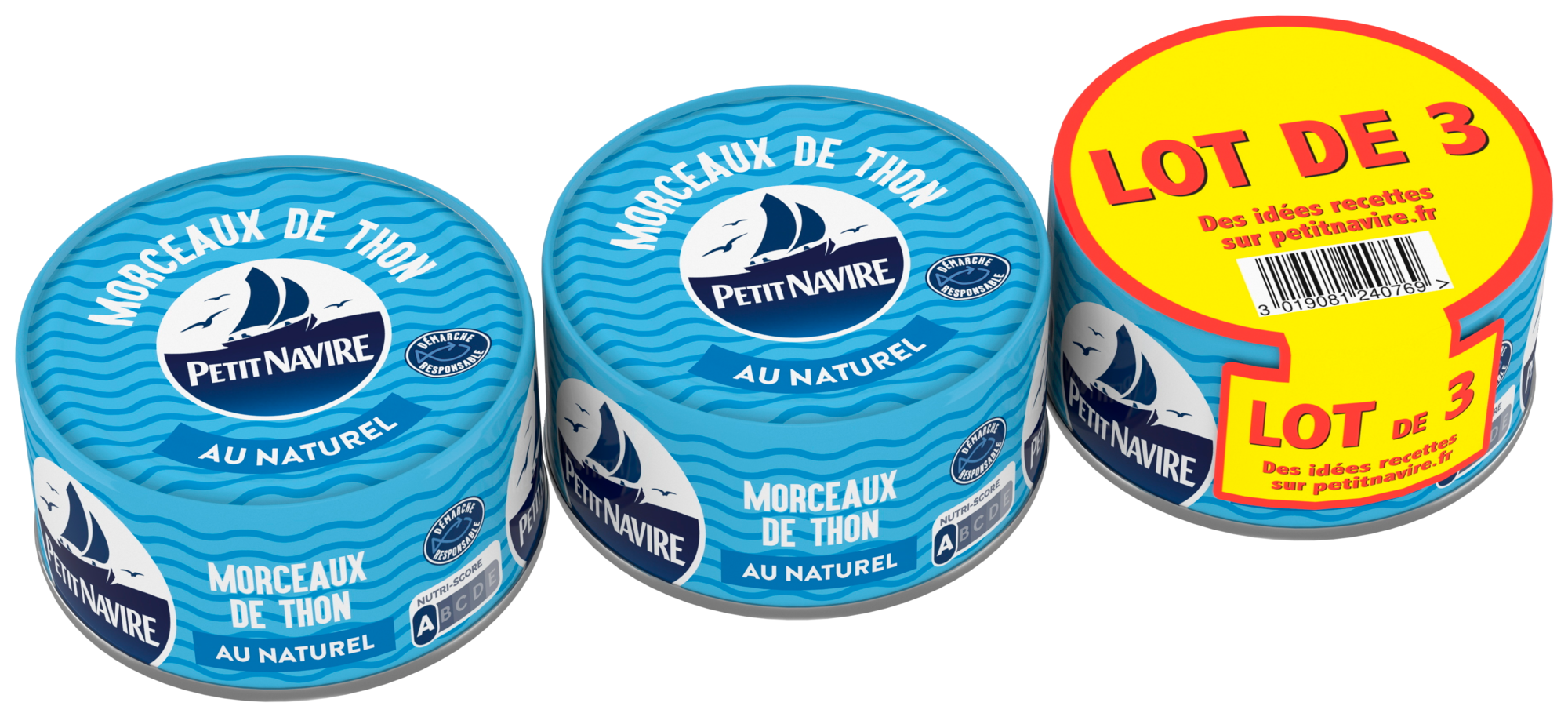 MORCEAUX DE THON AU NATUREL