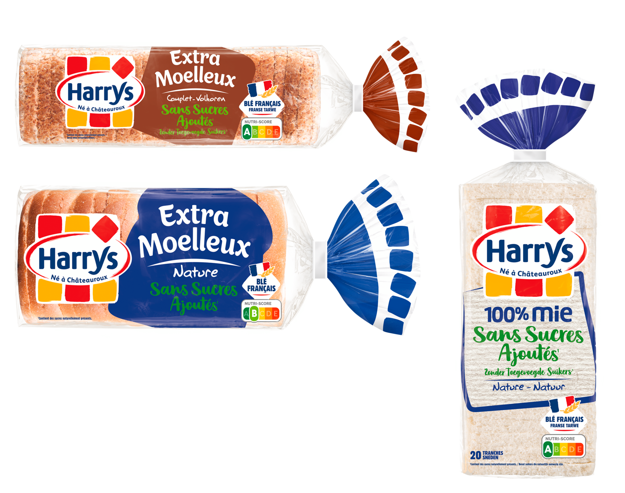 SUR LES PRODUITS PRÉSENTS EN MAGASIN DE LA GAMME PAIN DE MIE TRANCHÉS SANS SUCRES AJOUTÉS "HARRYS"