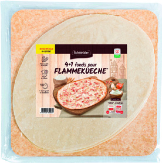 FONDS OVALES POUR FLAMMEKUECHE