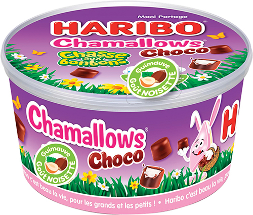 CHAMALLOWS CHOCO GUIMAUVE 
GOÛT NOISETTE