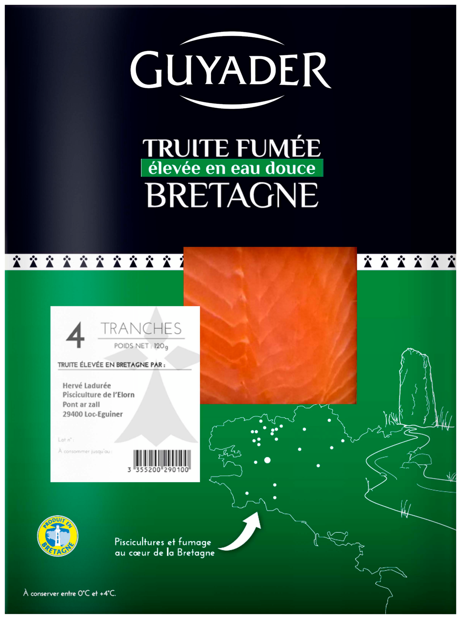 Truite fumé de Bretagne