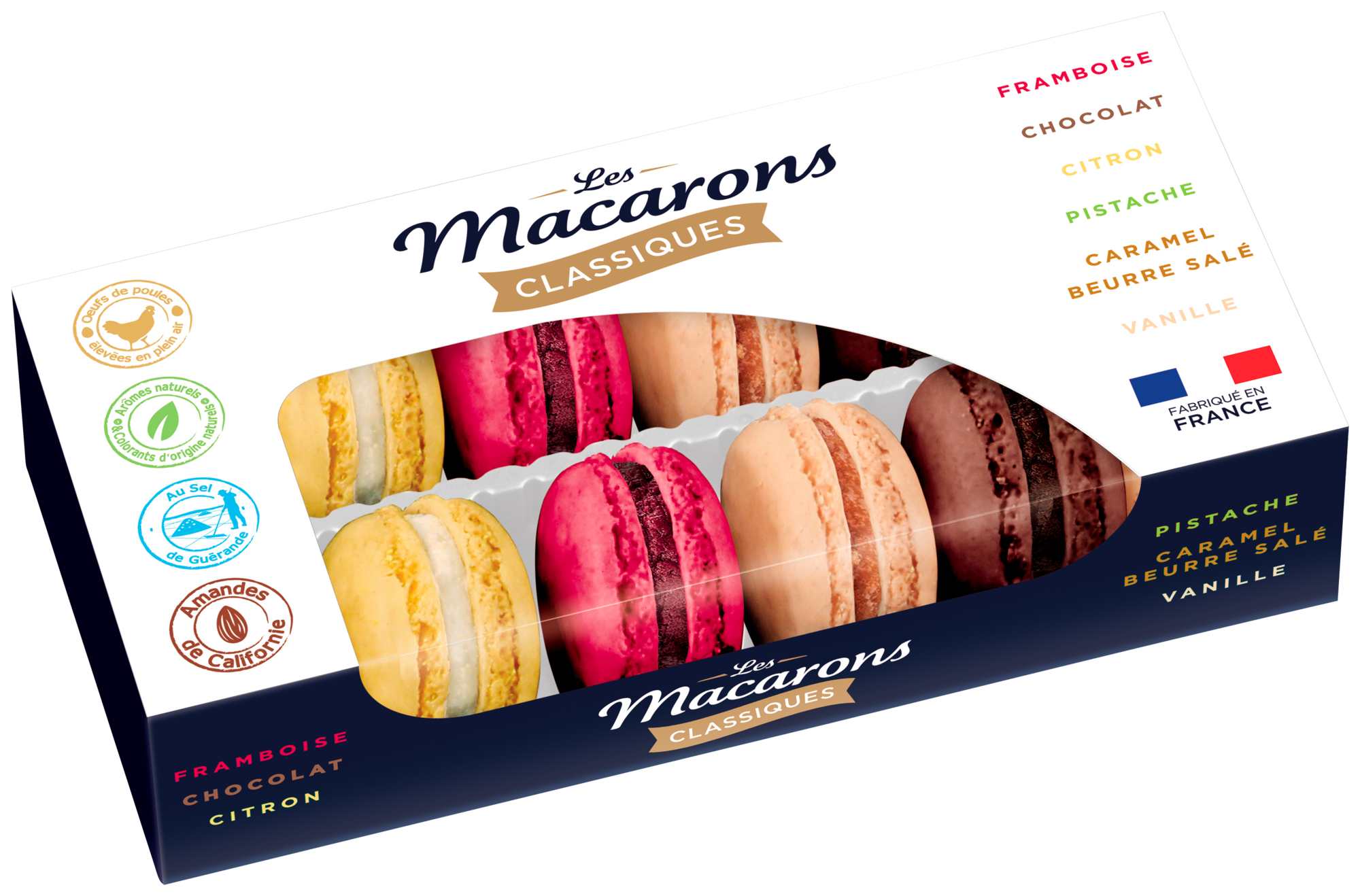 12 Macarons classiques