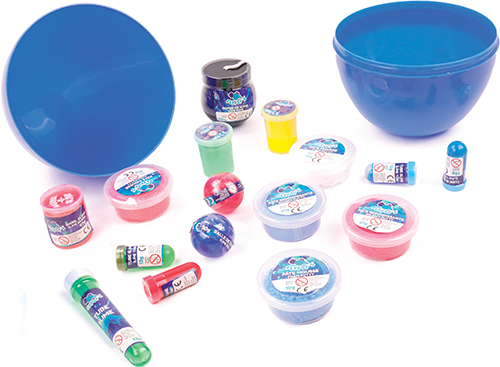 ŒUF GARNI BLEU OU ROSE