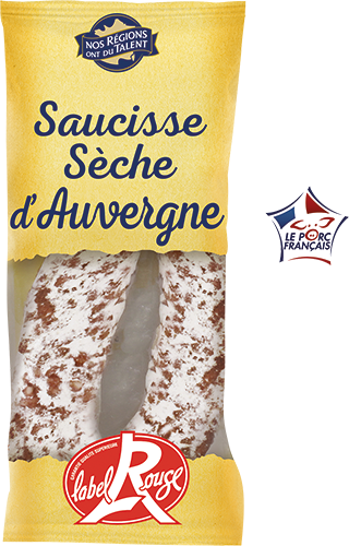 SAUCISSE SÈCHE D'AUVERGNE IGP LABEL ROUGE