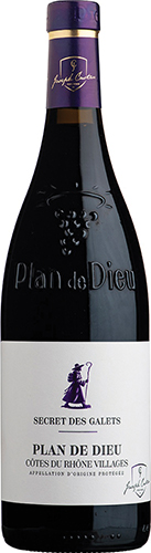 AOP CÔTES-DU-RHÔNE VILLAGES 
PLAN DE DIEU
SECRET DES GALETS
2023
