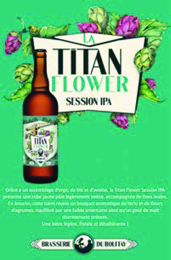 BIÈRE LA TITAN TITAN FLOWER 