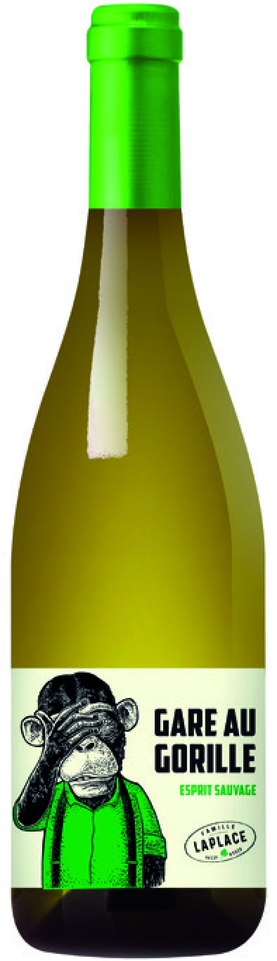 VIN DE FRANCE BLANC SEC GARE AU GORILLE FAMILLE LAPLACE