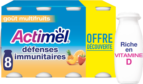 YAOURT À BOIRE GOÛT MULTIFRUITS OFFRE DÉCOUVERTE