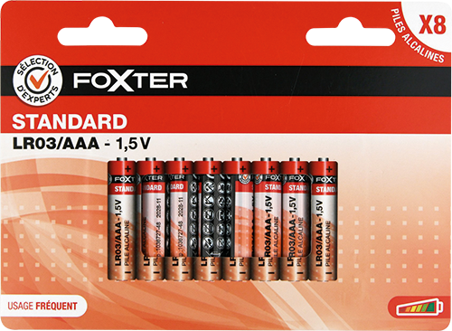 PILES ALCALINES X8
