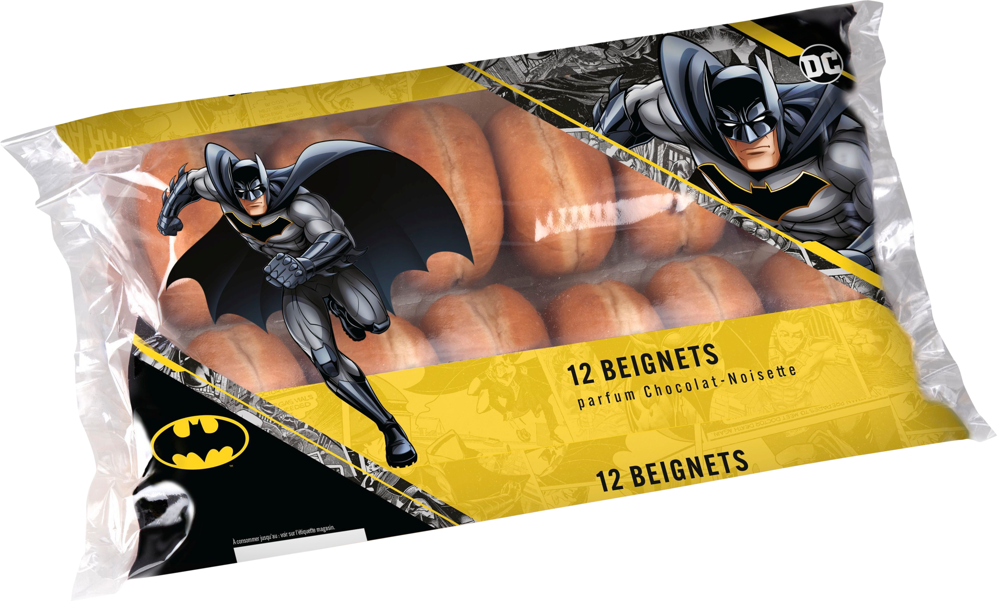 12 Beignets Batman Chocolat-Noisette