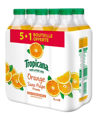 PUR JUS D’ORANGE SANS PULPE