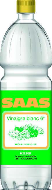 VINAIGRE D’ALCOOL BLANC 6°
