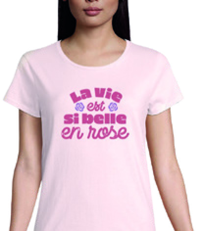 TEE-SHIRT FEMME MESSAGE