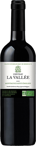 AOP MONTAGNE 
SAINT-ÉMILION BIO
CHÂTEAU LA VALLÉE 2020