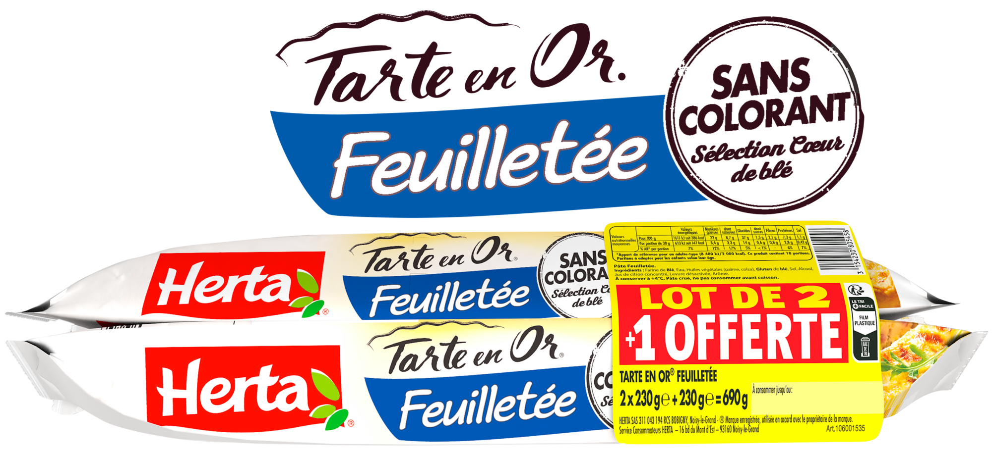 Tarte en Or Pâte Feuilletée