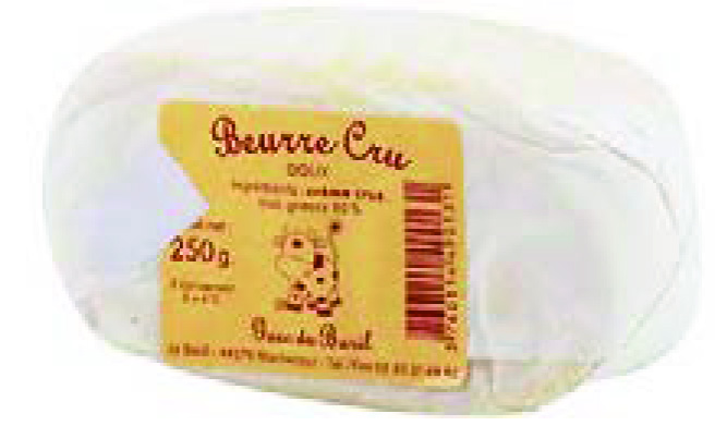 BEURRE FERMIER DEMI-SEL OU DOUX