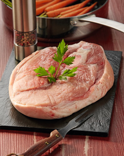 PORC : ROUELLE DE JAMBON À GRILLER