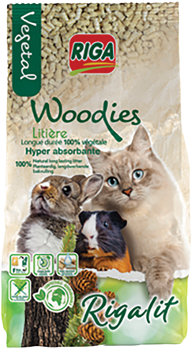 LITIÈRE RONGEURS ET CHATS
WOODIES