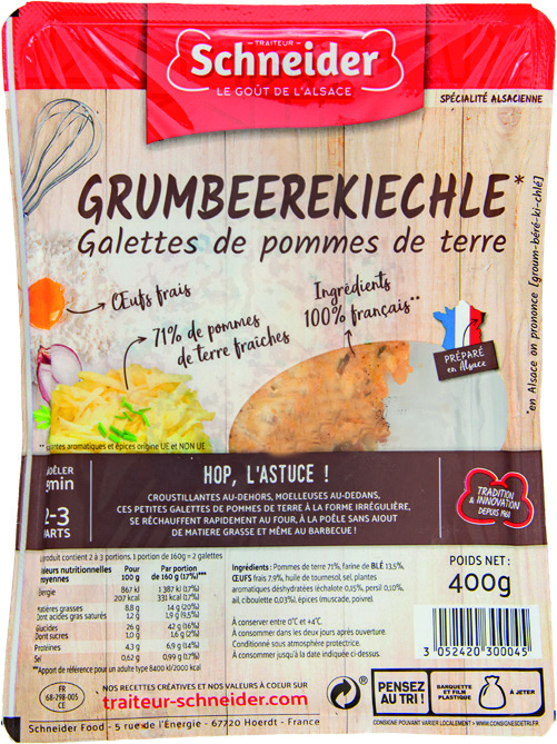 GALETTE DE POMMES DE TERRE