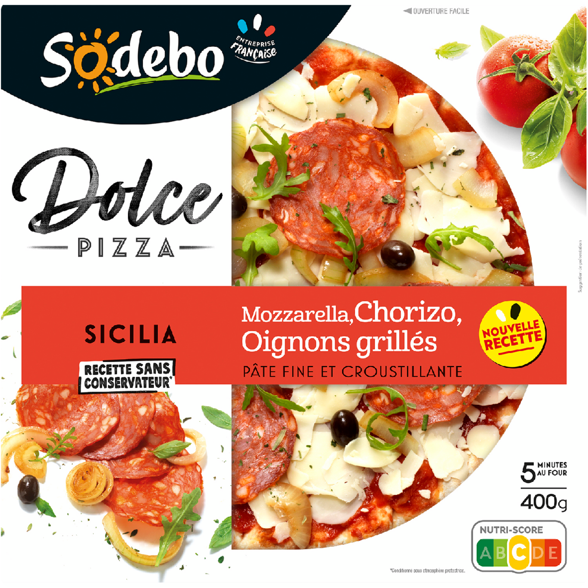 SUR LES PRODUITS PRÉSENTS EN MAGASIN DE LA GAMME PIZZA DOLCE SODEBO AU RAYON TRAITEUR LIBRE-SERVICE