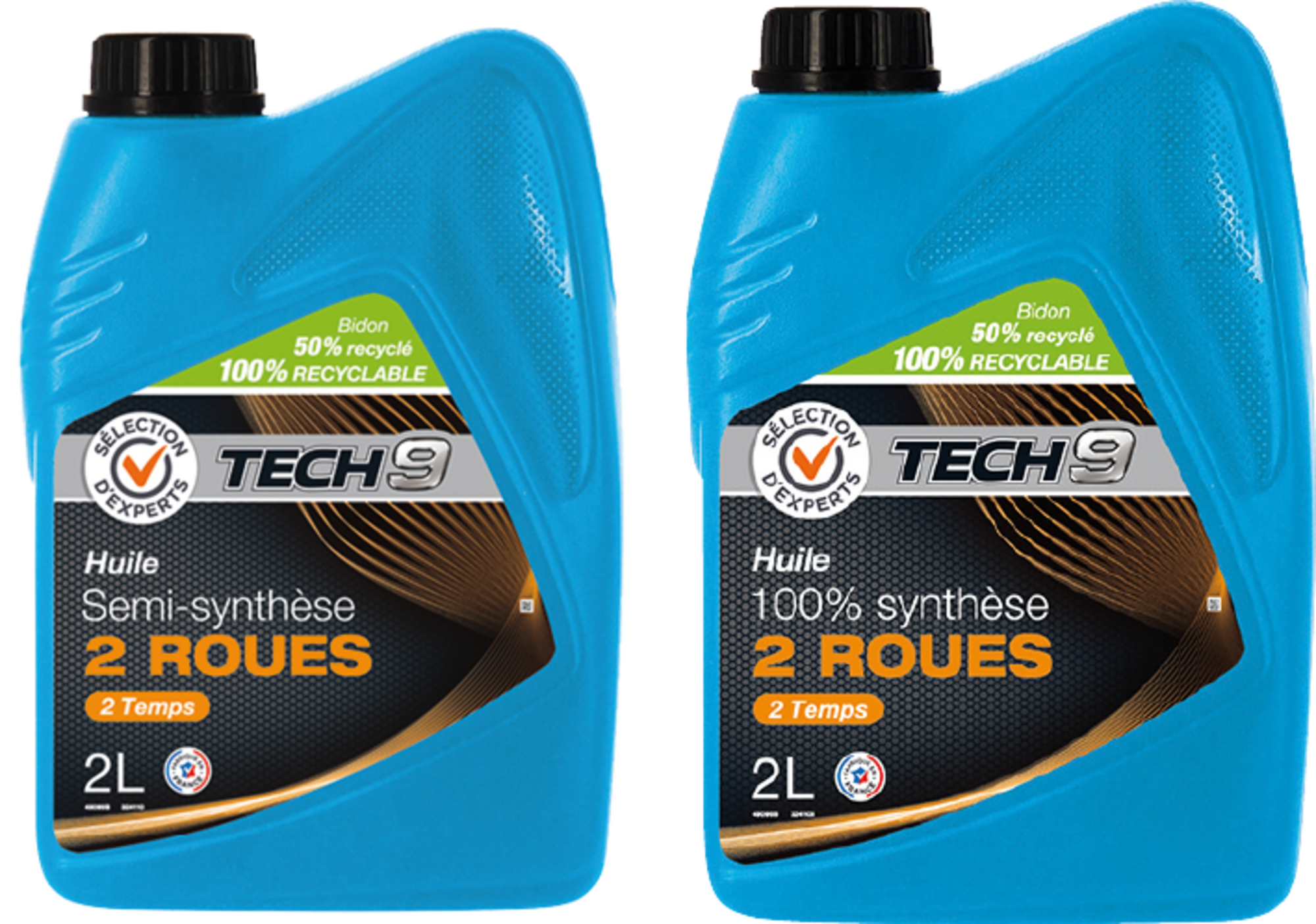 SUR LES HUILES 2 ROUES PRÉSENTS EN MAGASIN DE LA GAMME "TECH9"
