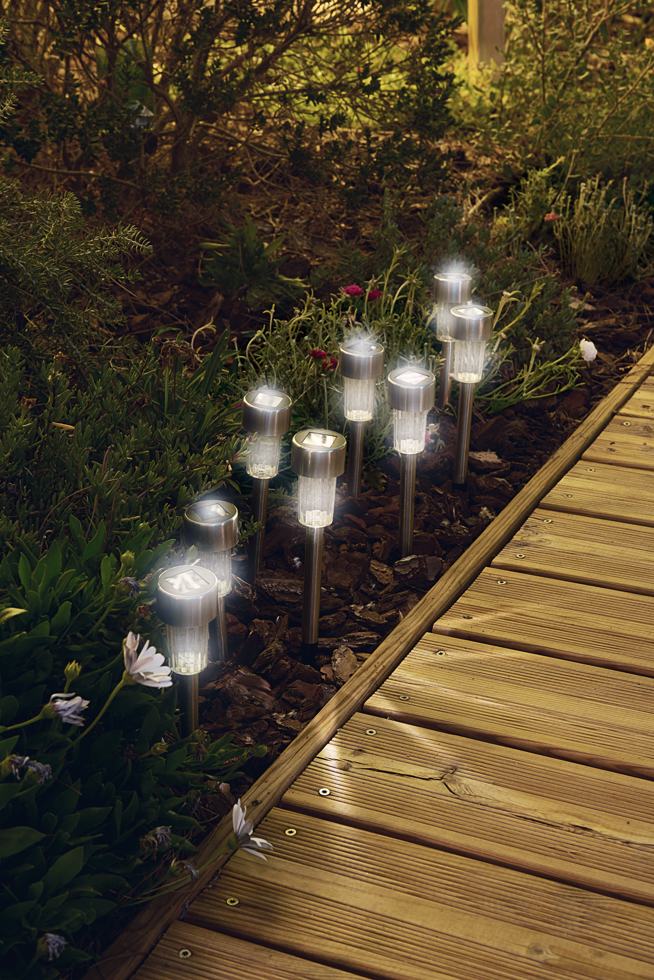 LOT DE 8 BORNES SOLAIRES