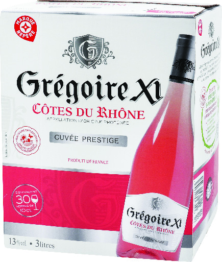 A.O.P(1) CÔTES DU RHÔNE(2) GRÉGOIRE XI CUVÉE PR...