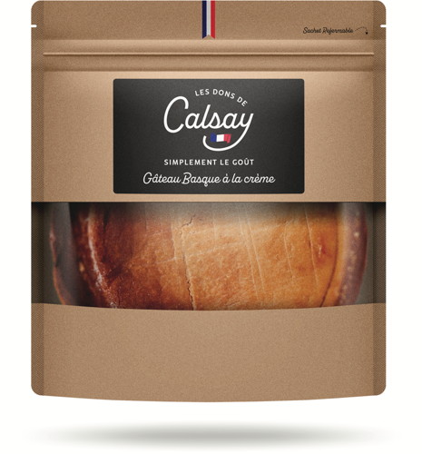 GÂTEAU BASQUE À LA CRÈME