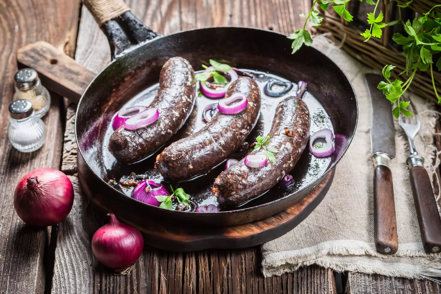 BOUDIN NOIR AUX OIGNONS