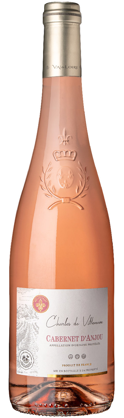 A.O.P(1) CABERNET D’ANJOU(2) CHARLES DE VILLENEUVE