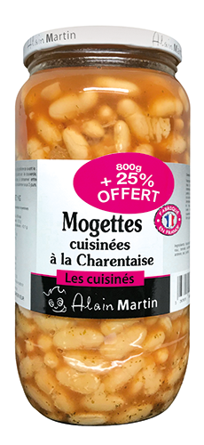 MOGETTES CUISINÉES À LA CHARENTAISE