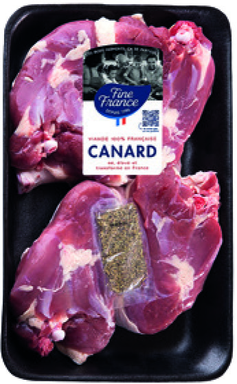 PLATEAU DE CUISSE DE CANARD X4