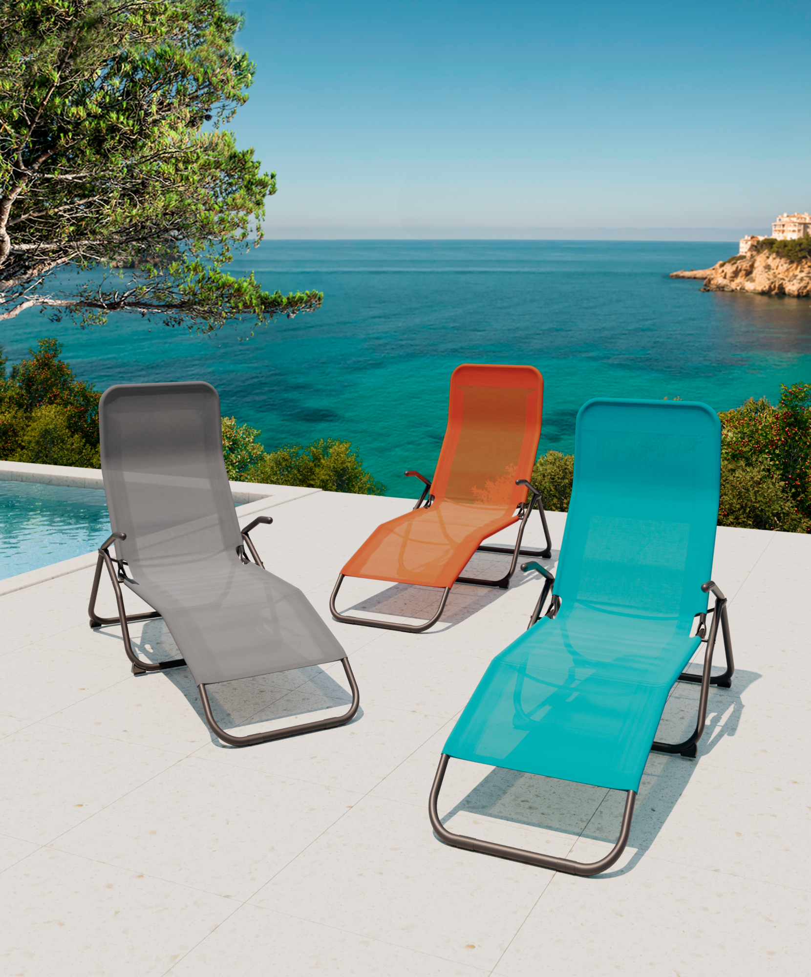 CHAISE LONGUE À BASCULE