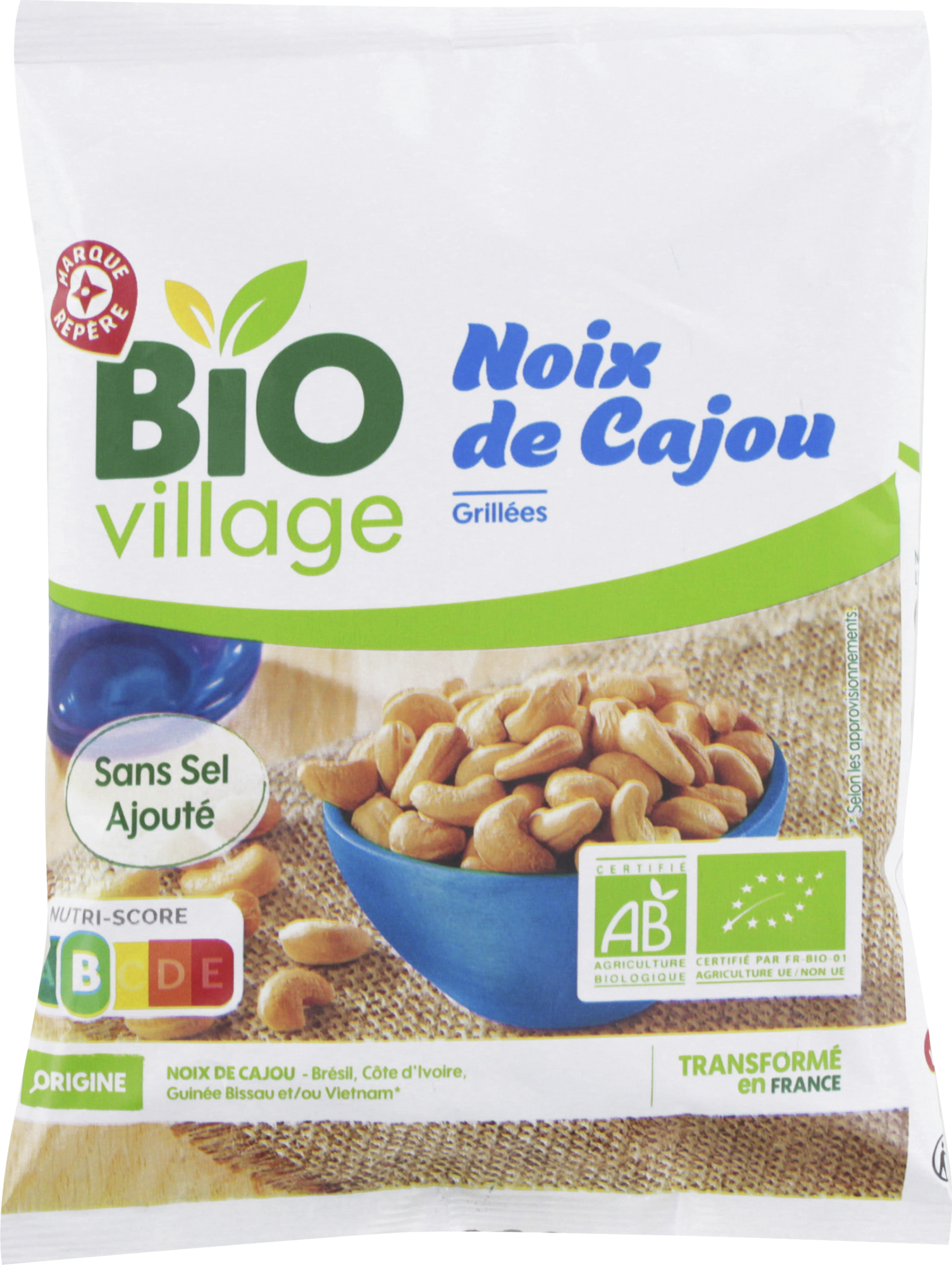 NOIX DE CAJOU GRILLÉES BIO