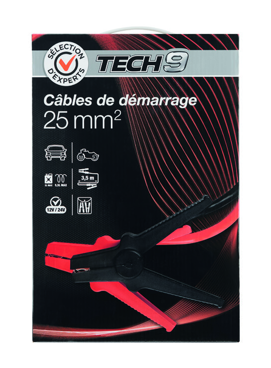 CÂBLES DE DÉMARRAGE 25 MM²