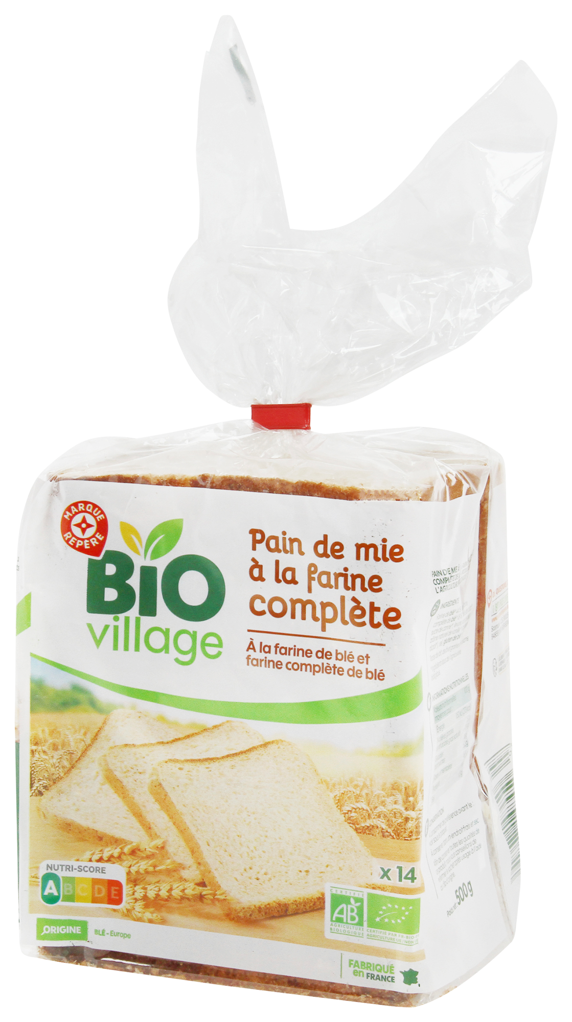 PAIN DE MIE COMPLET BIO