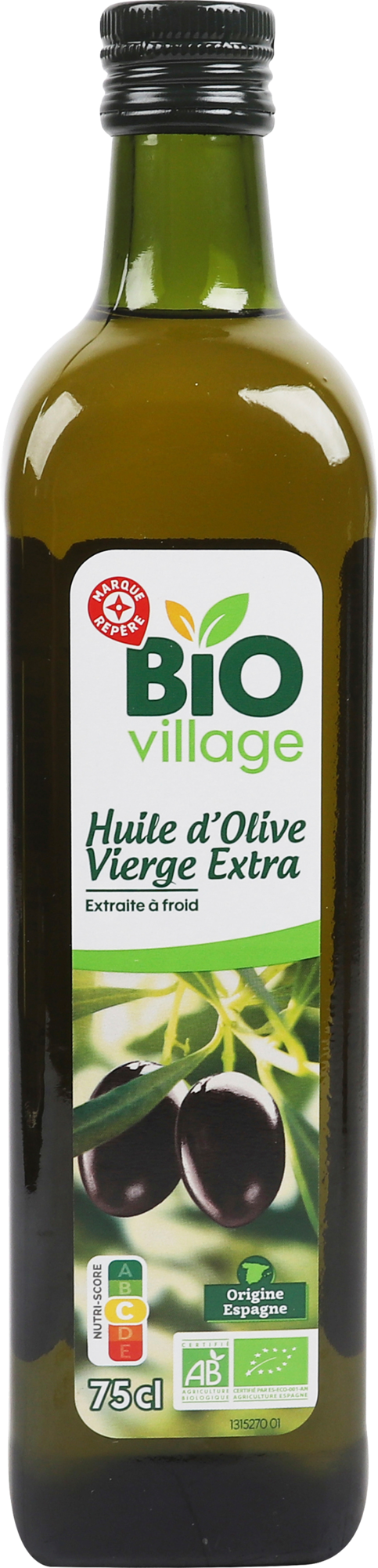 HUILE D'OLIVE VIERGE EXTRA BIO