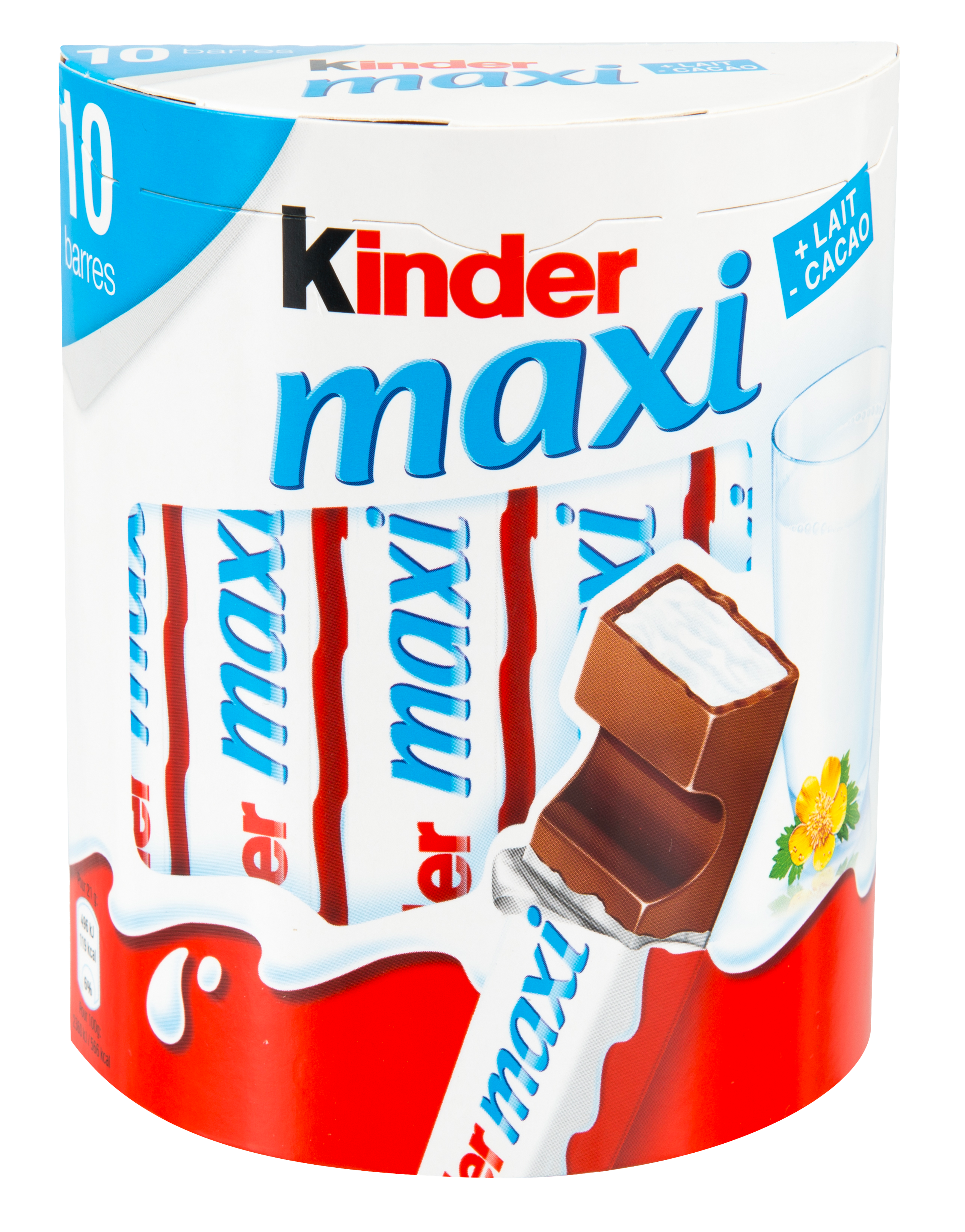 10 BARRES KINDER MAXI