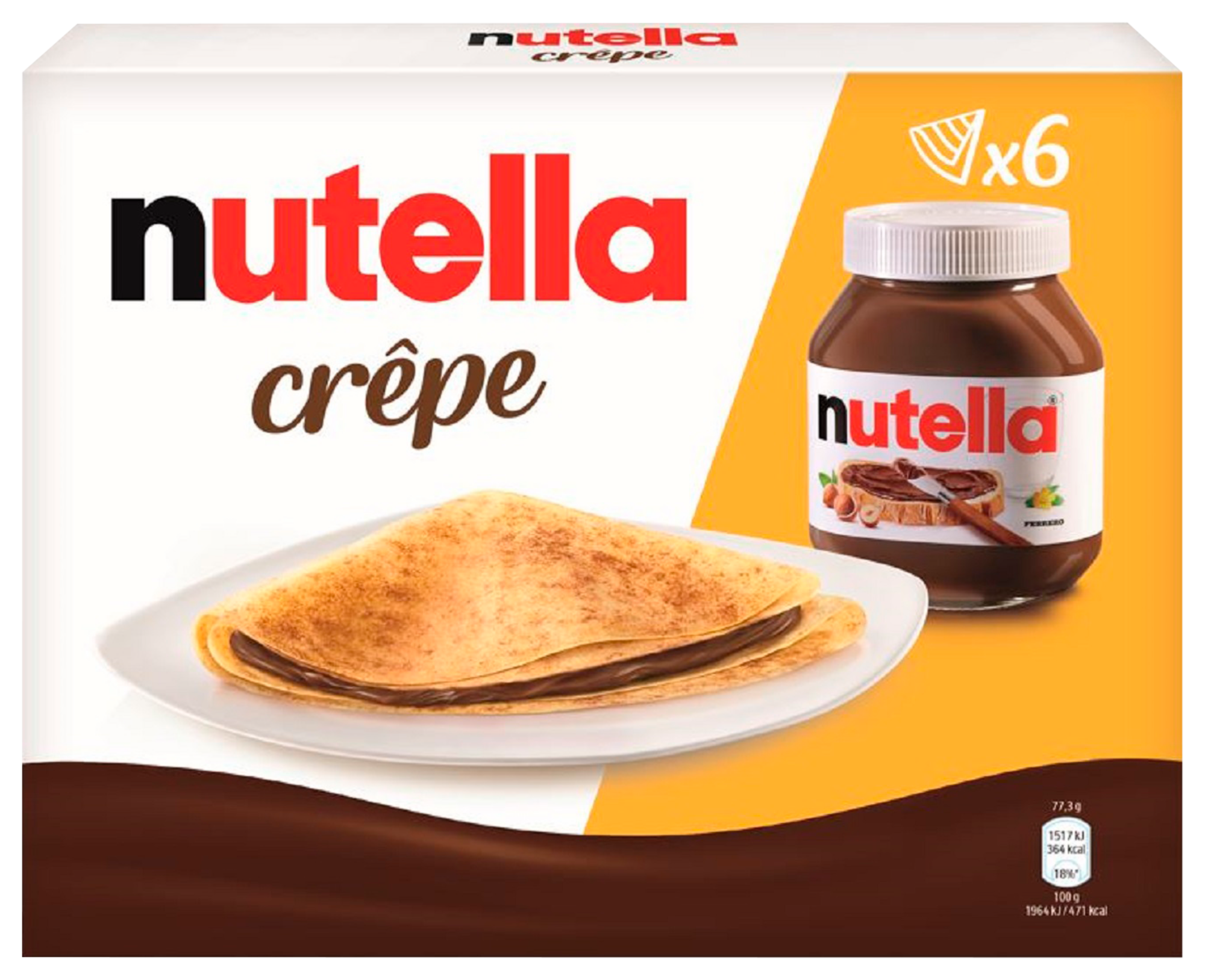 6 Crêpes cuites surgelées