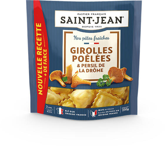 PÂTES FRAÎCHES GIROLLES POÊLÉES & PERSIL DE LA DRÔME