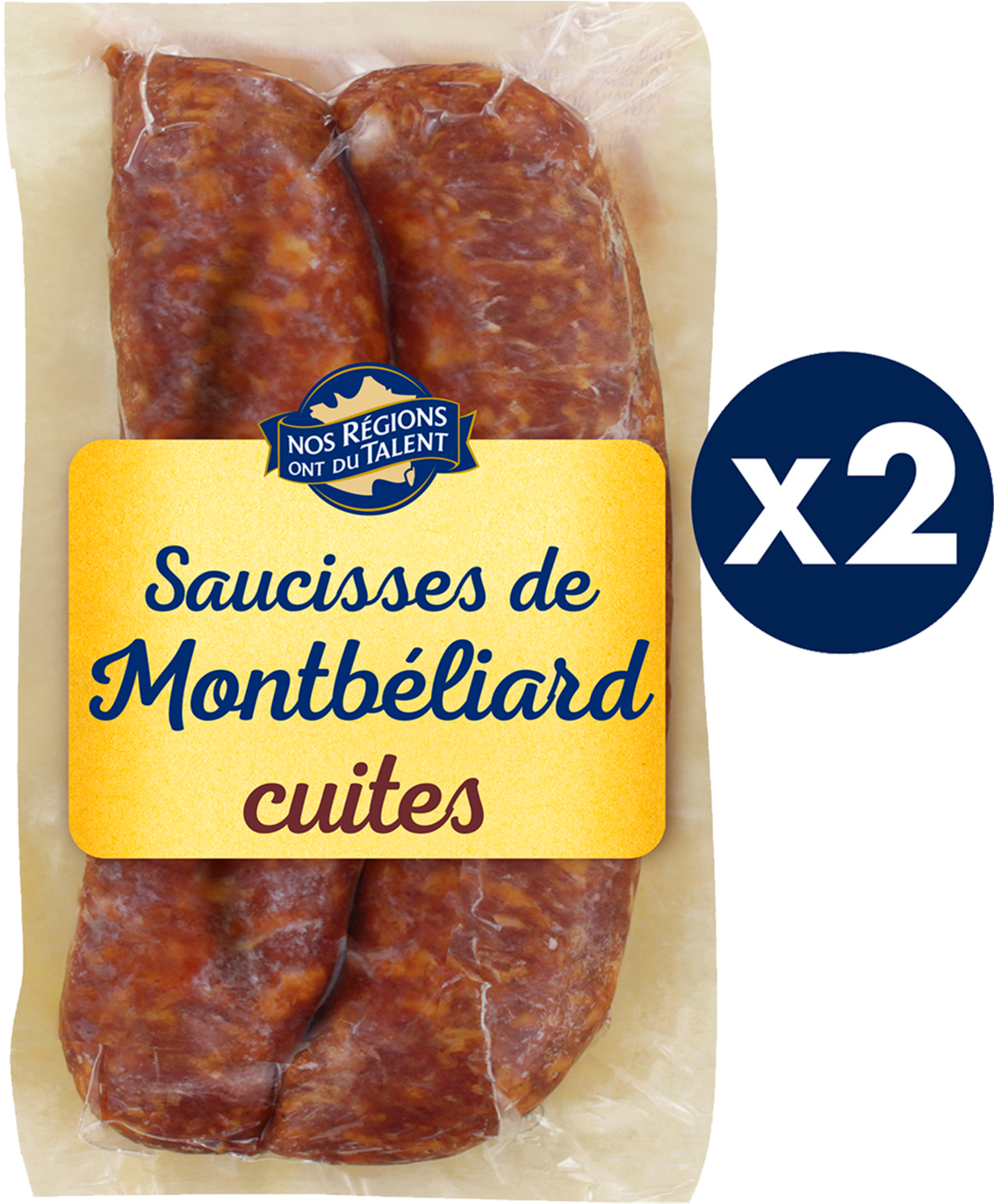 SAUCISSES DE MONTBÉLIARD CUITES IGP