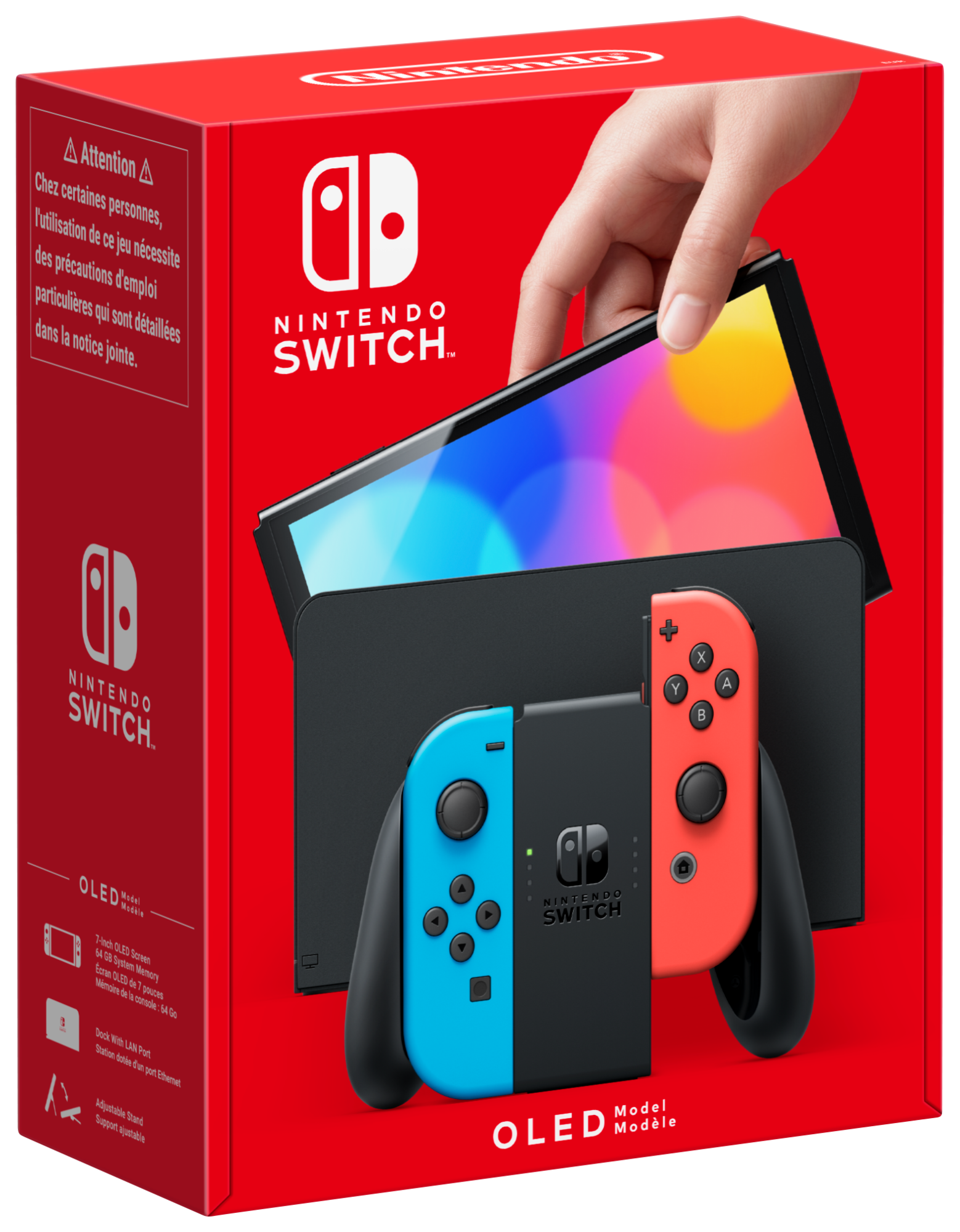 CONSOLE SWITCH (Modèle OLED) + 1 JEU AU CHOIX